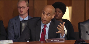 Booker Makes the Same ‘Nazi’ Salute Dems Used to Smear Elon Musk